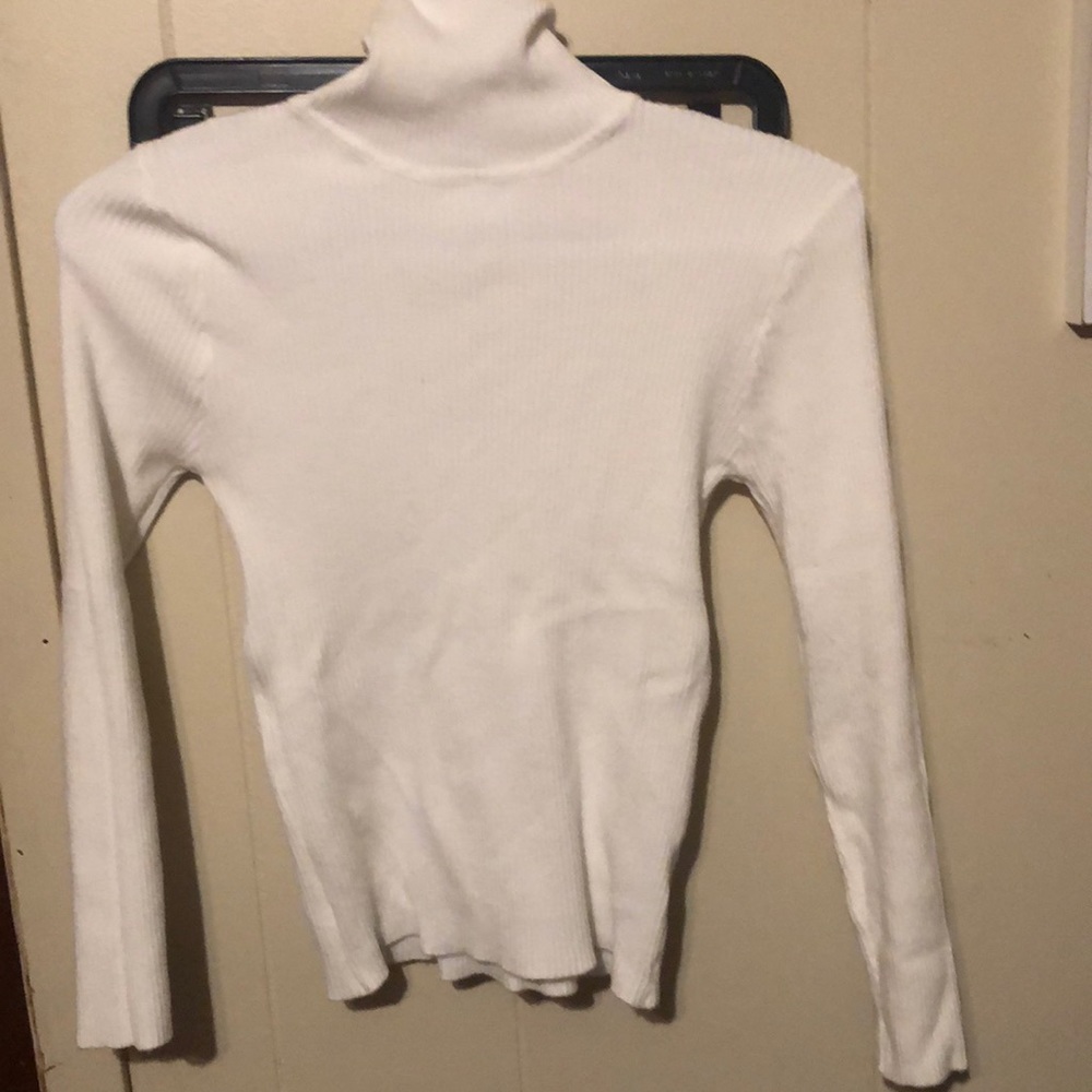 White turtleneck